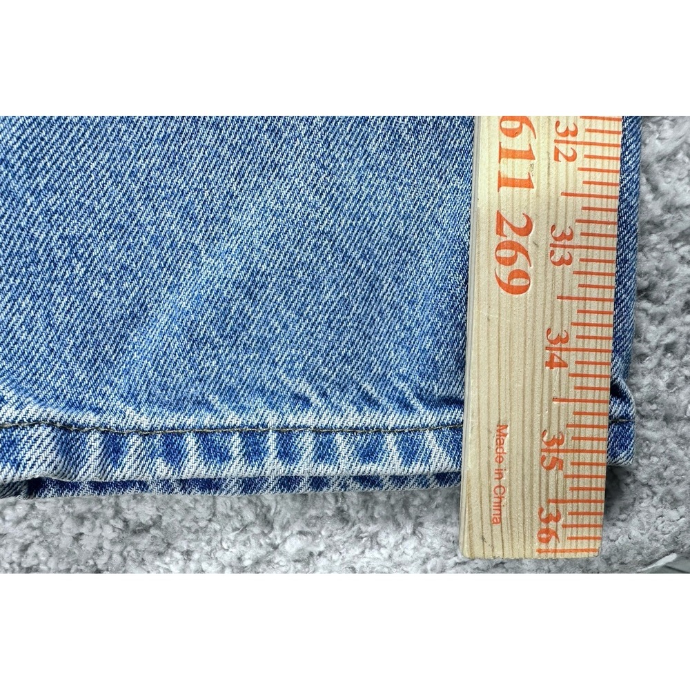 Vtg Carhartt Jeans Men's 33x36 Blue Denim Relaxed Straight Fit - Picture 11 of 12